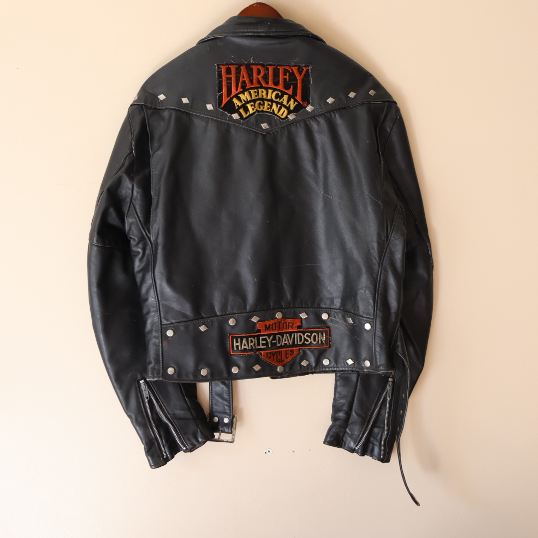 Schott NYC Harley Davidson Leather Moto Jacket
