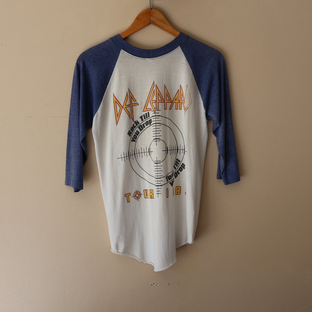 80s Def Leppard Raglan Tee