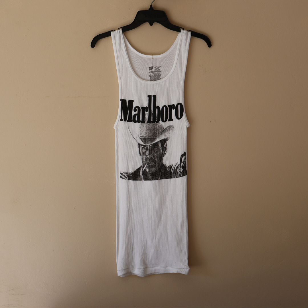 Marlboro Black White Tank