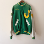 Vintage Varsity Jacket Green