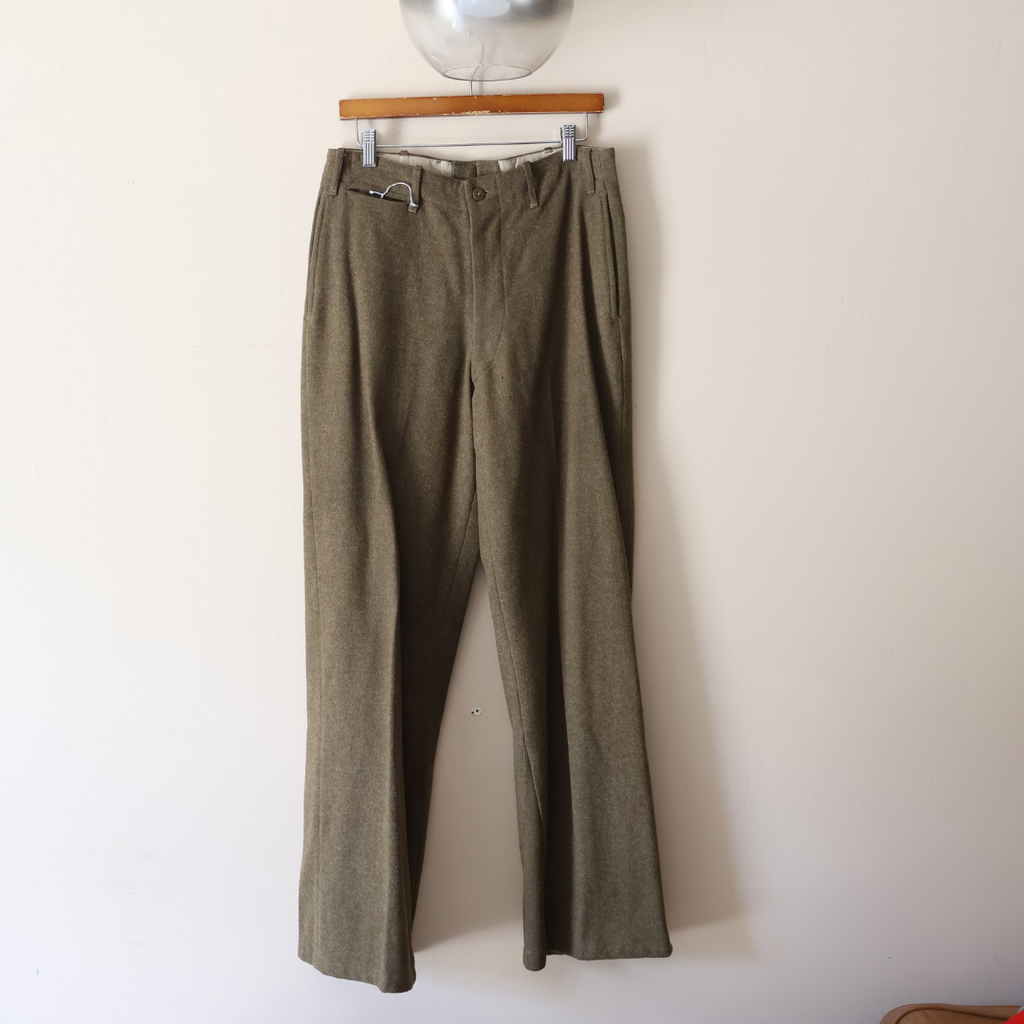 Vintage Wool Bell Bottom Pants