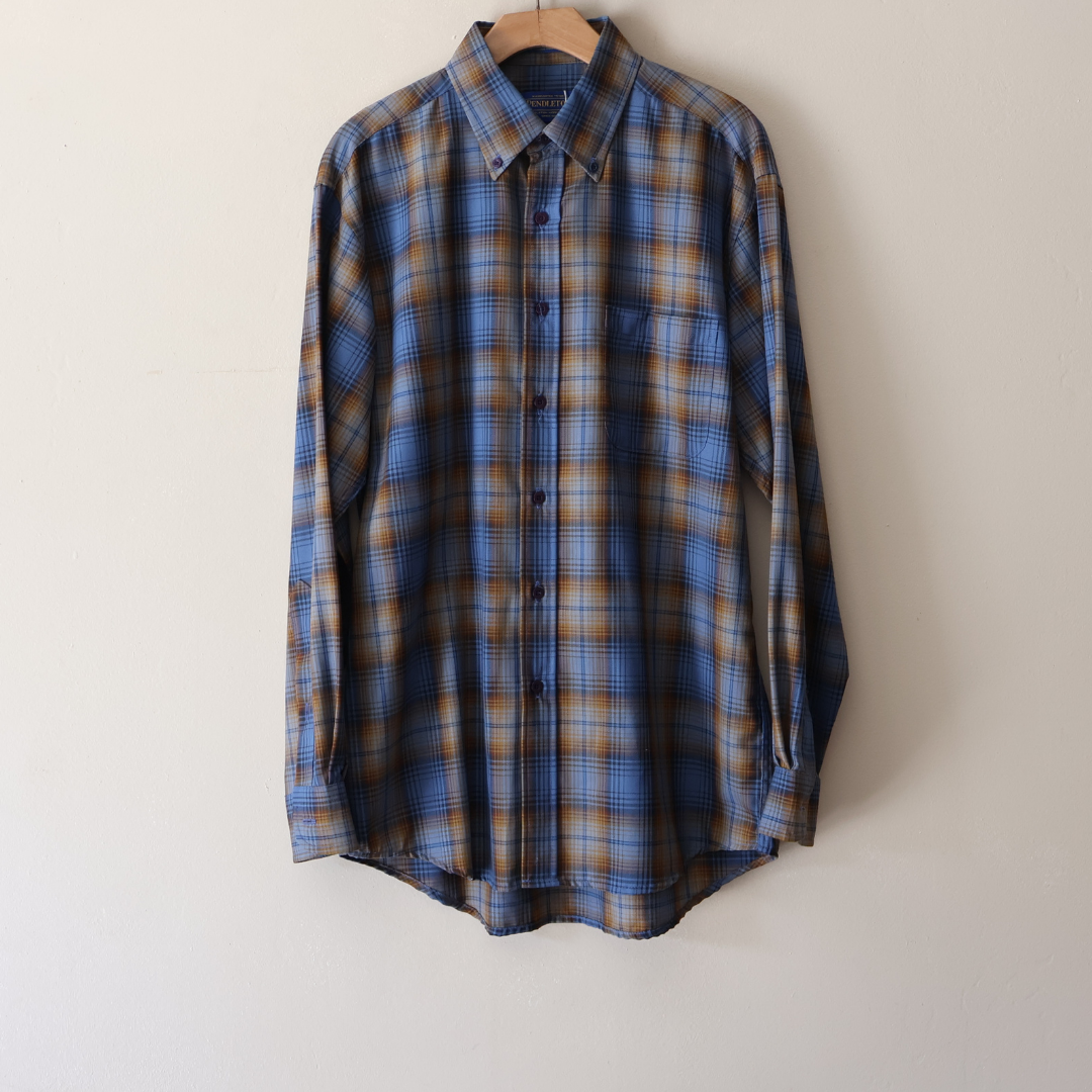 Pendleton Flannel Blue Brown