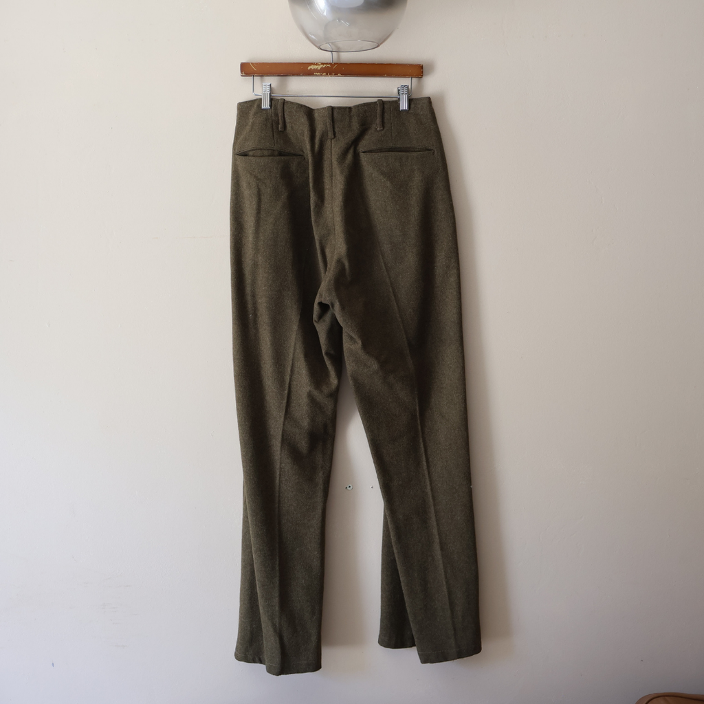 Vintage Wool Bell Bottom Pants