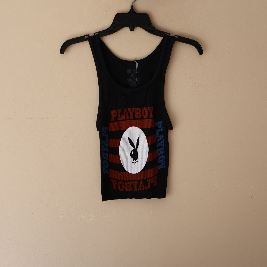 Playboy Black Tank