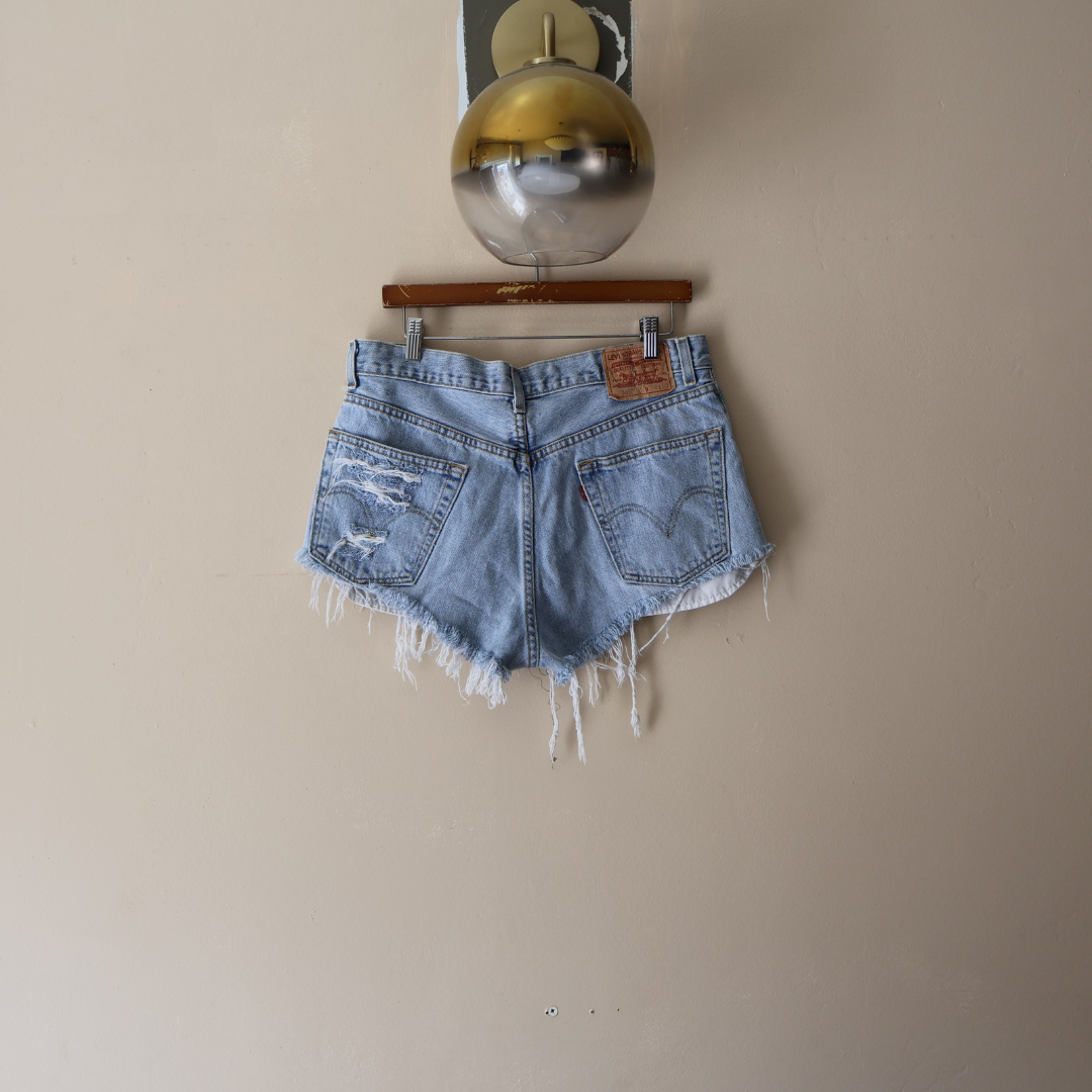 Levi's 505 Distressed Shorts