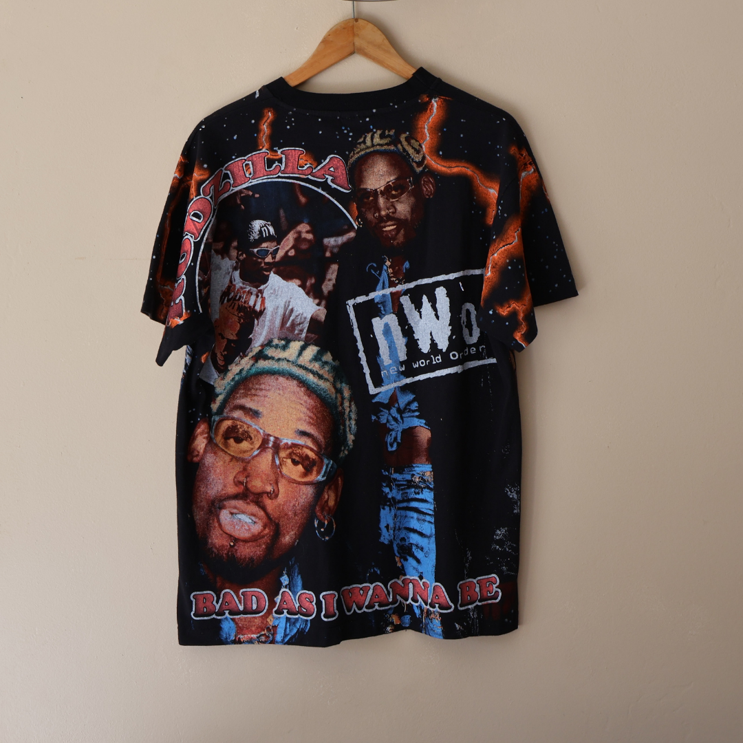 Vintage Bootleg Dennis Rodman Full Face Tee