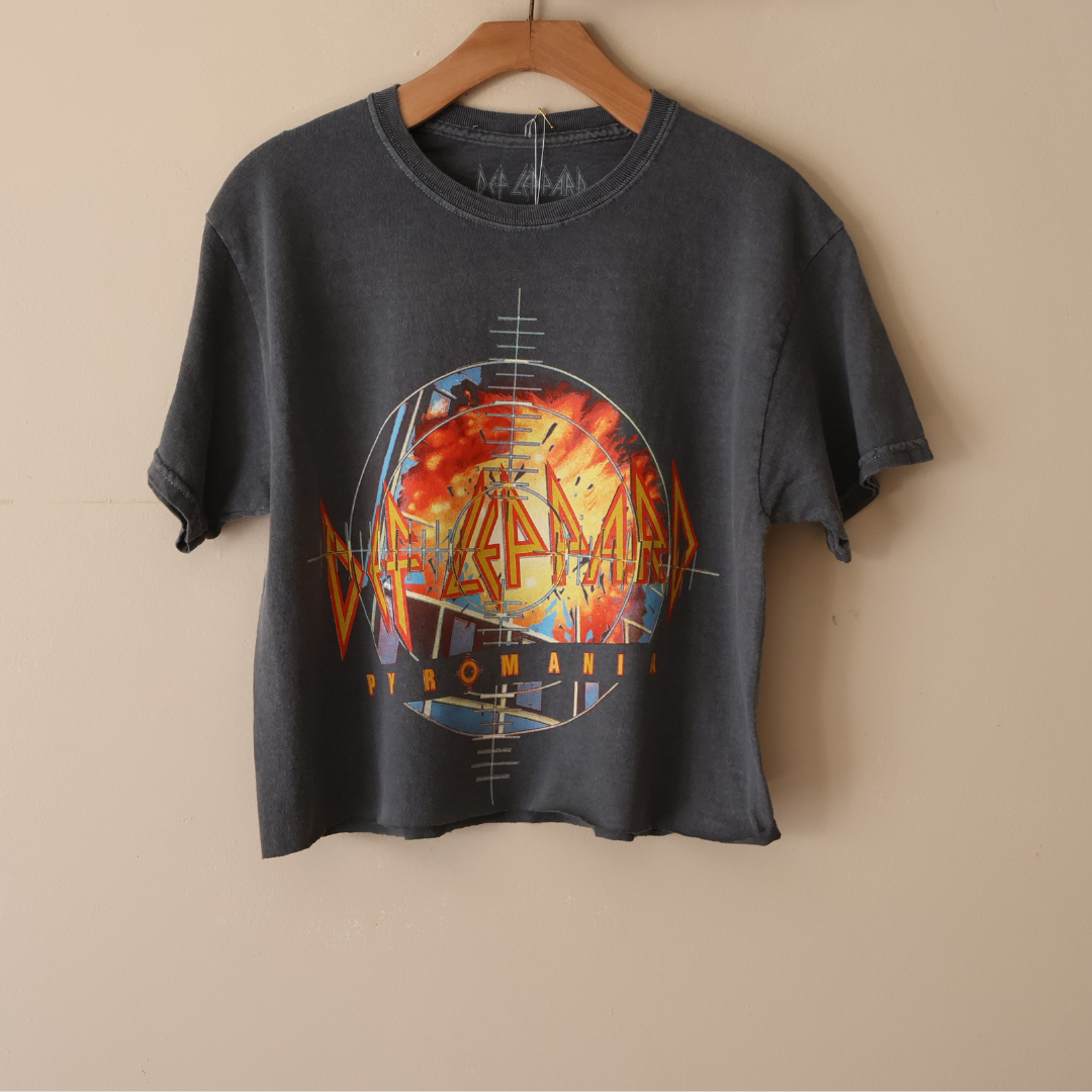 Def Leppard Crop Top