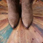 Brown Suede Cowboy Boots