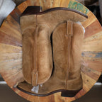 Brown Suede Cowboy Boots