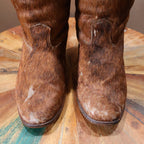 Ponyhair Knee High Boots