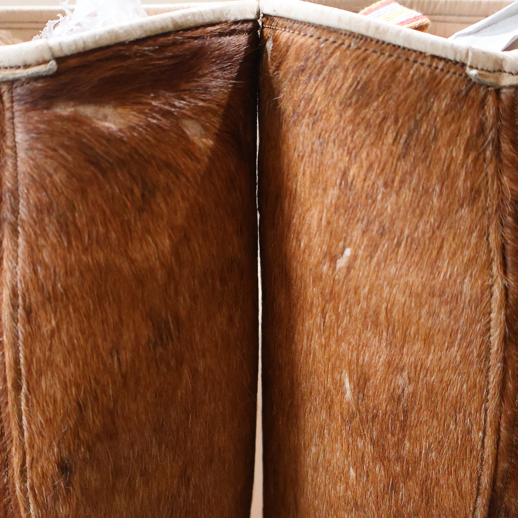 Ponyhair Knee High Boots