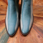 Light and Dark Teal Cowboy Boots