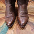 Brown Faded Cowboy Boots