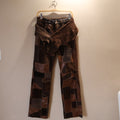BC Ethic Leather and Suede Patchwork Pants