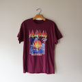 Def Leppard Tee Burgundy