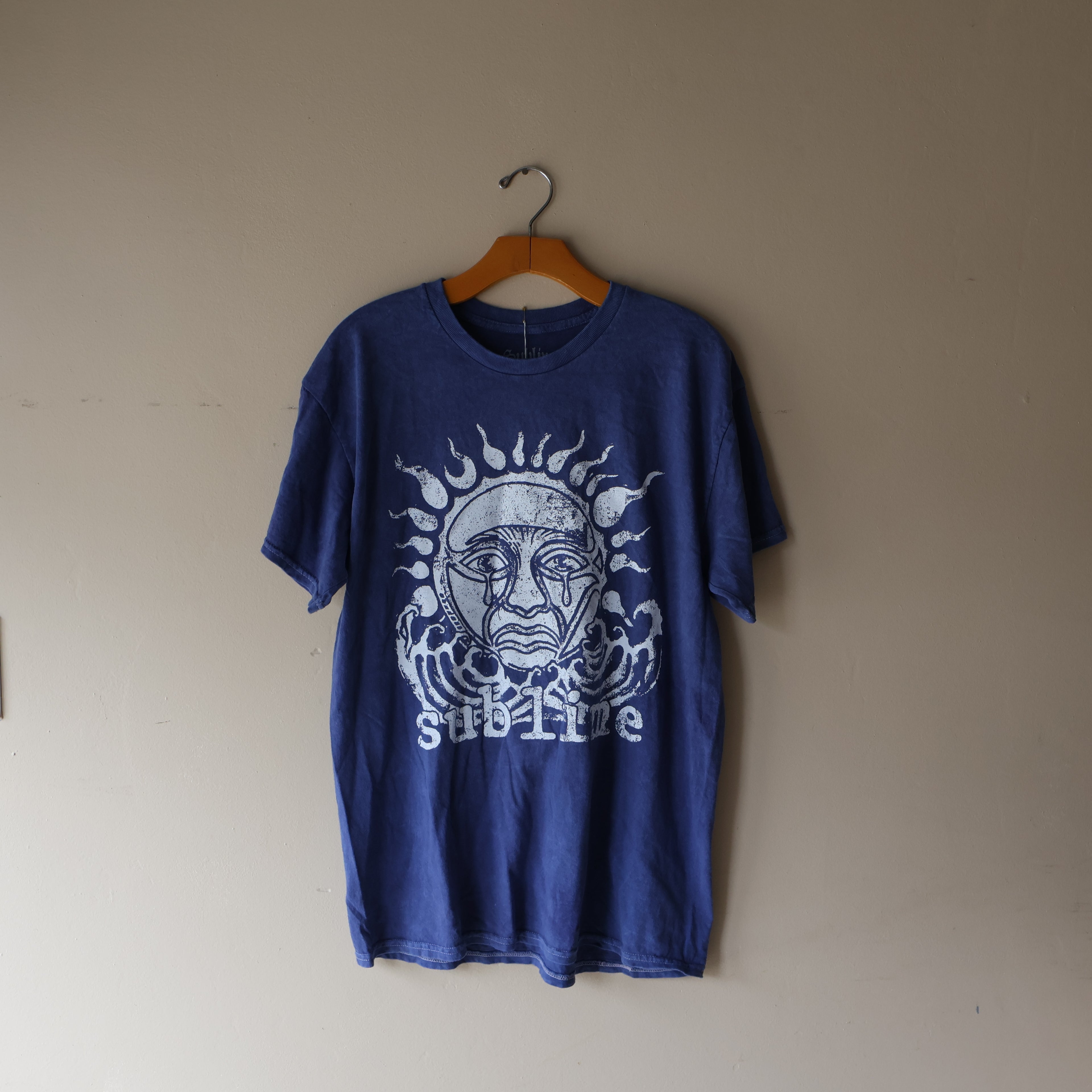 Sublime Tee Dark Blue & White