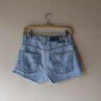 Levis Distressed Hem Shorts