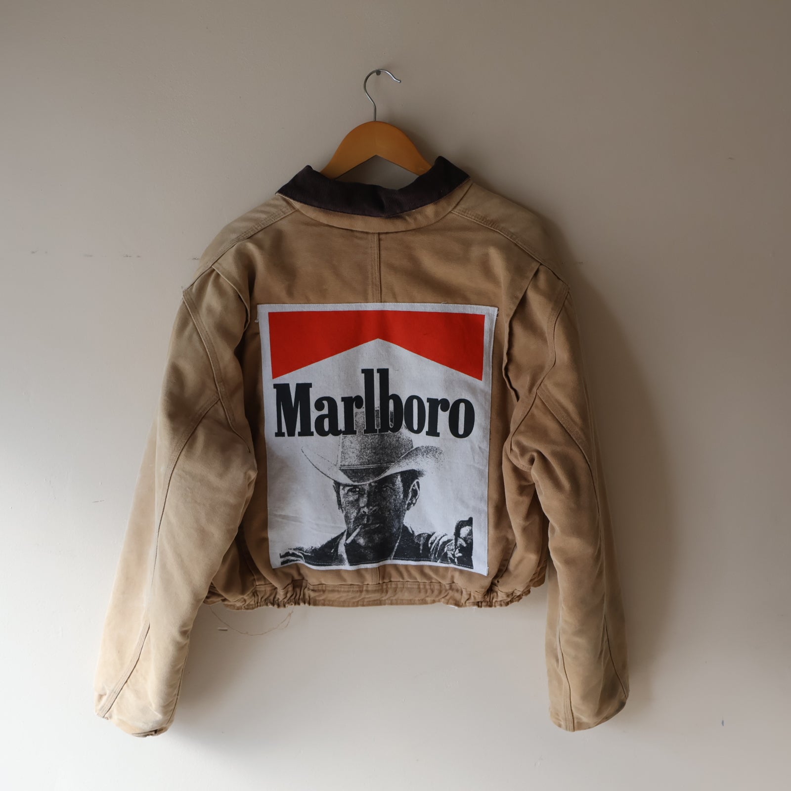 Carhartt Cropped Coverall Jacket with Marlboro Design