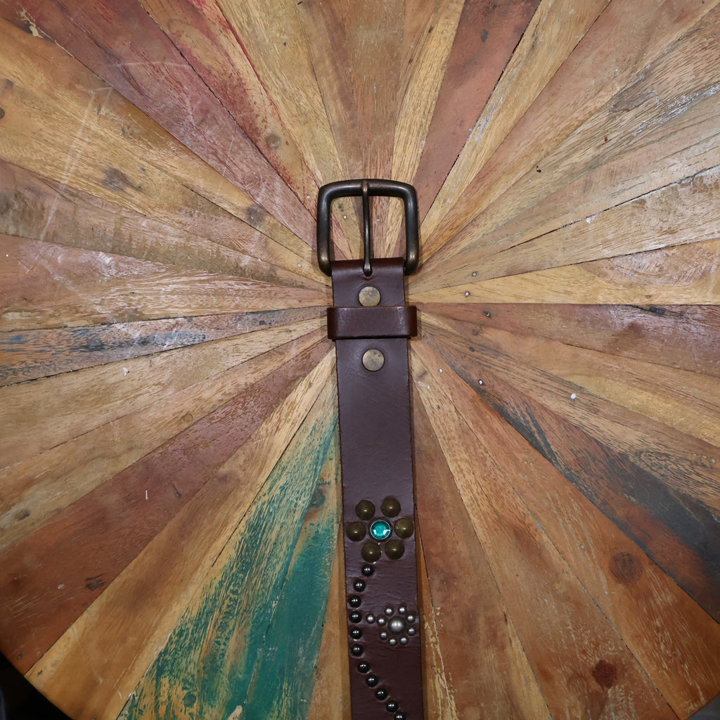 Floral Muticolor Bejwelled Belt