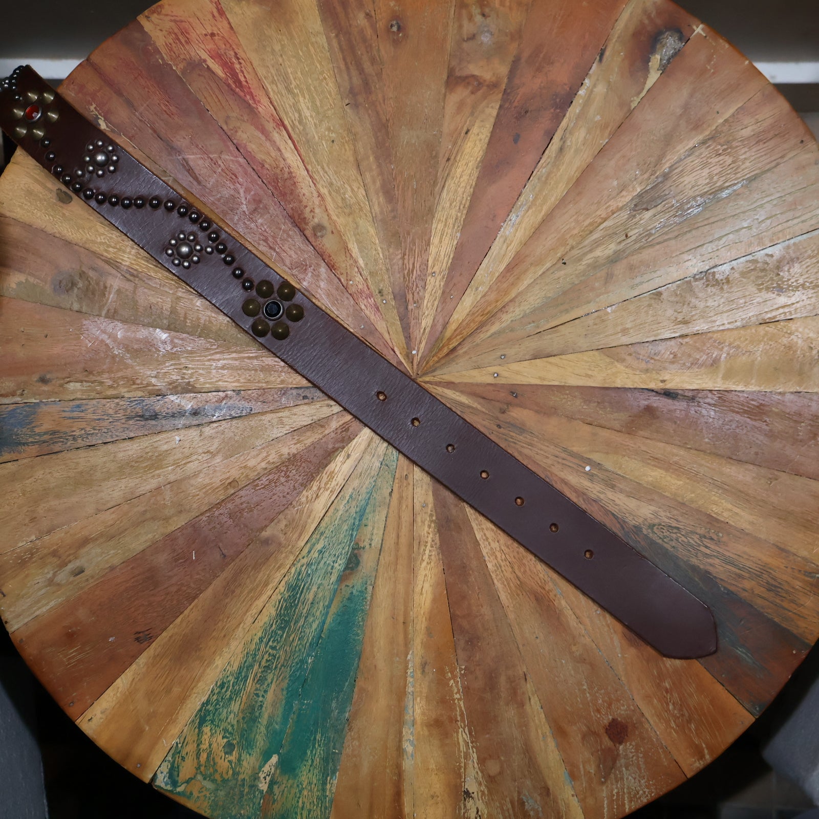 Floral Muticolor Bejwelled Belt