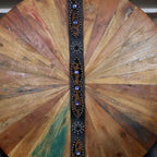 Leopard Purple & Black Bejewelled Belt