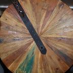 Leopard Purple & Black Bejewelled Belt