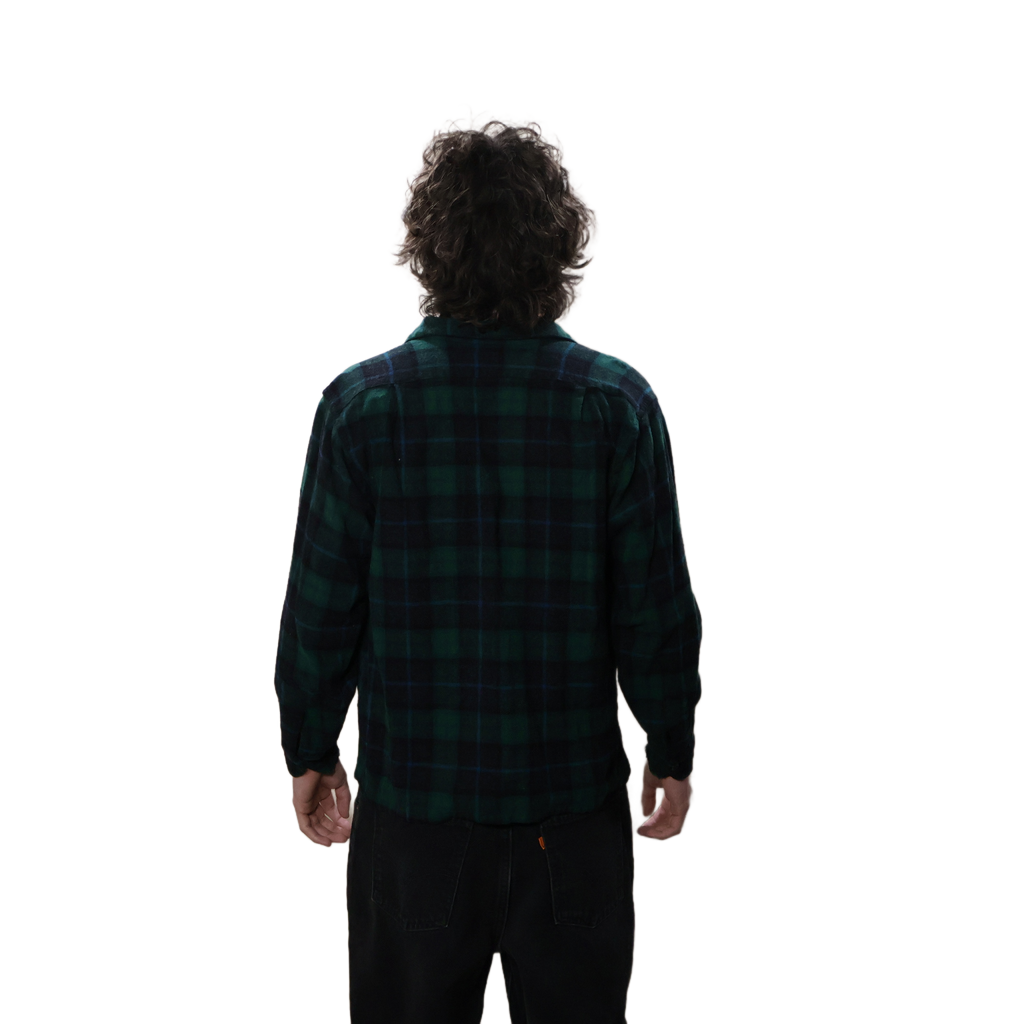 Pendleton Board Shirt Green Black Blue