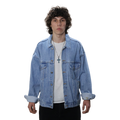 Keller Structures Debossed Denim Jacket