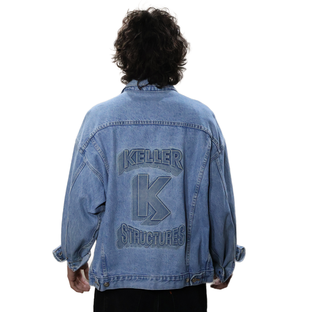 Keller Structures Debossed Denim Jacket