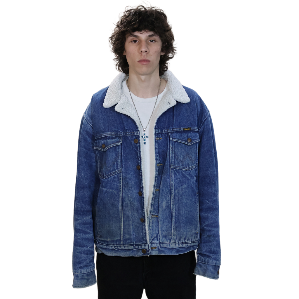 Wrangler Sherpa Lined Denim Jacket