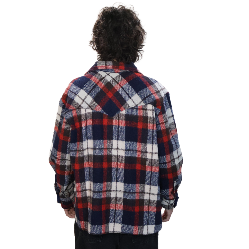 Lord James Wool Plaid Coat