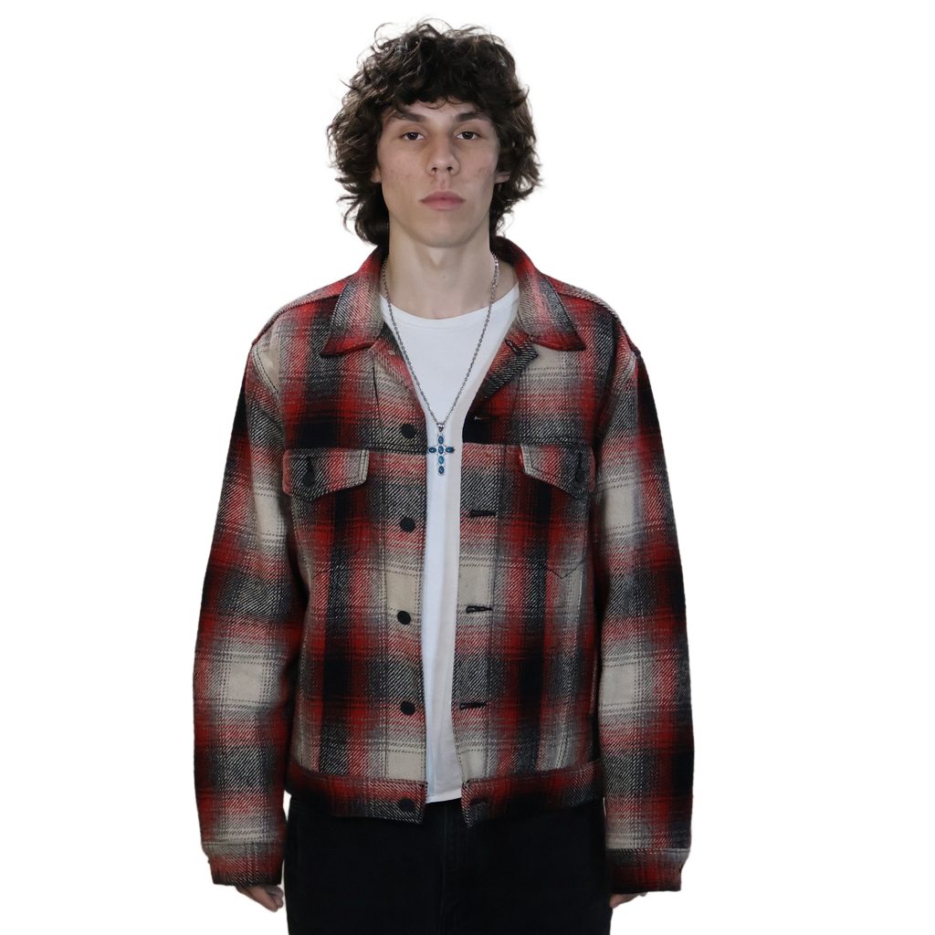 Levi's Quilted Lined Plaid Jacket