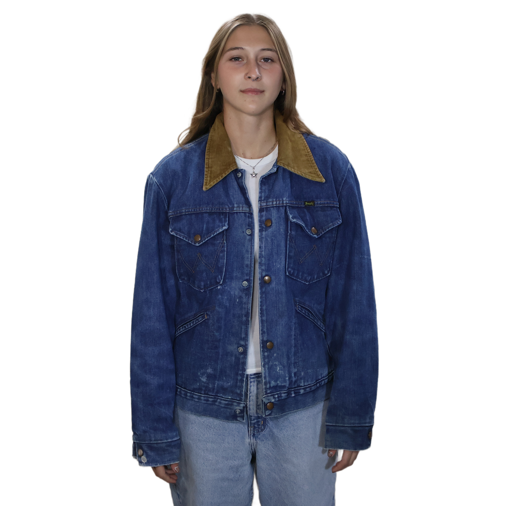 Wrangler Flannel Lined Denim Jacket