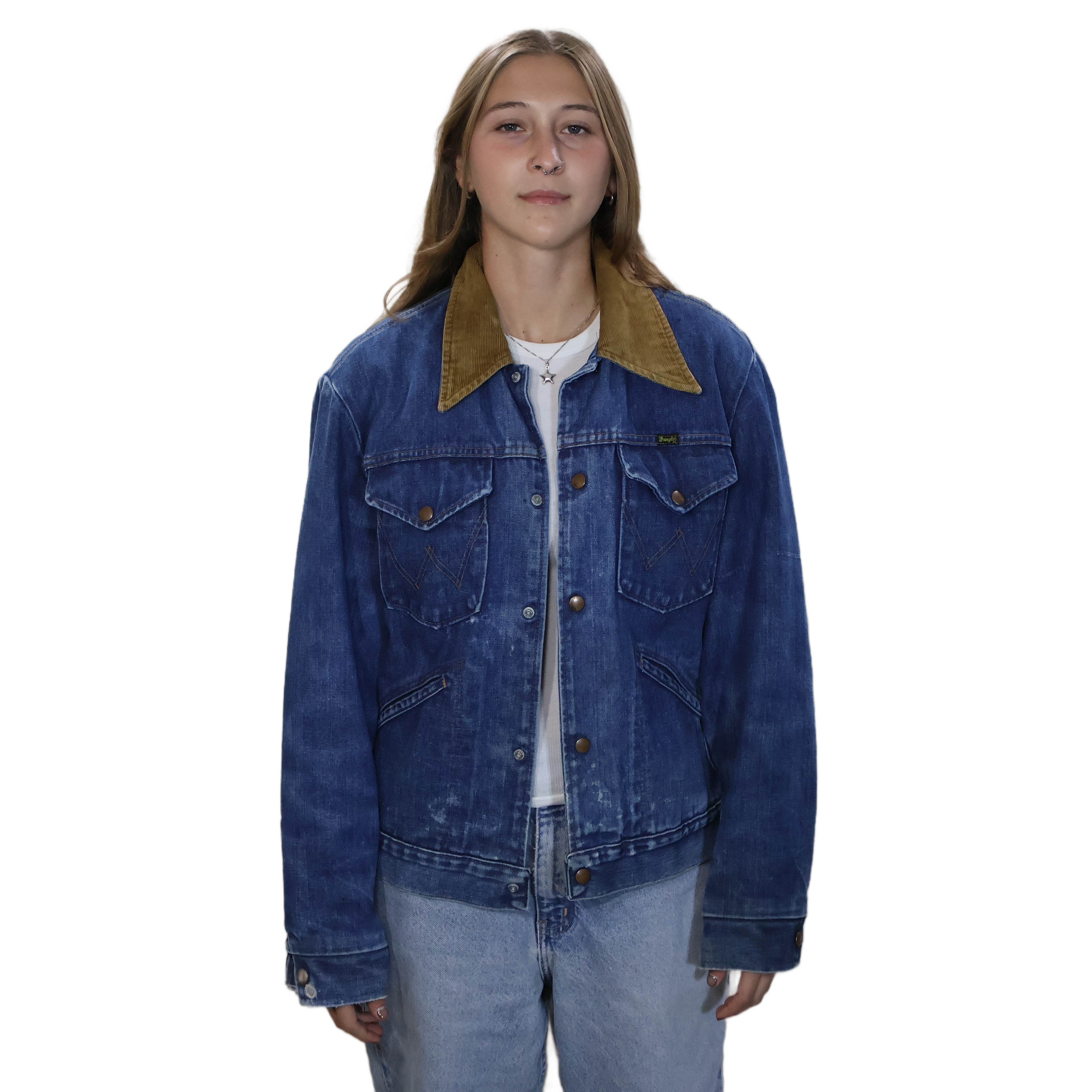 Wrangler Flannel Lined Denim Jacket