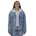 Levi's Acid Wash Sherpa Lined Denim Jacket