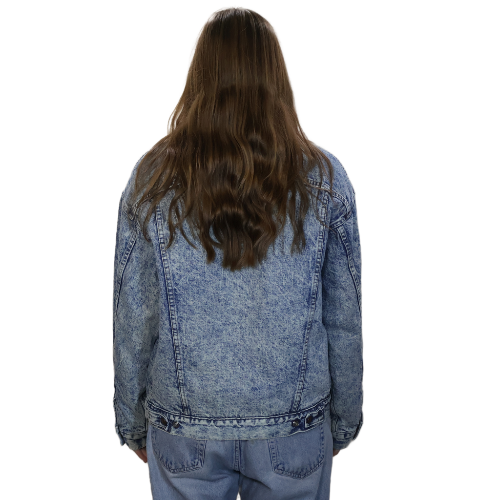 Levi's Acid Wash Sherpa Lined Denim Jacket