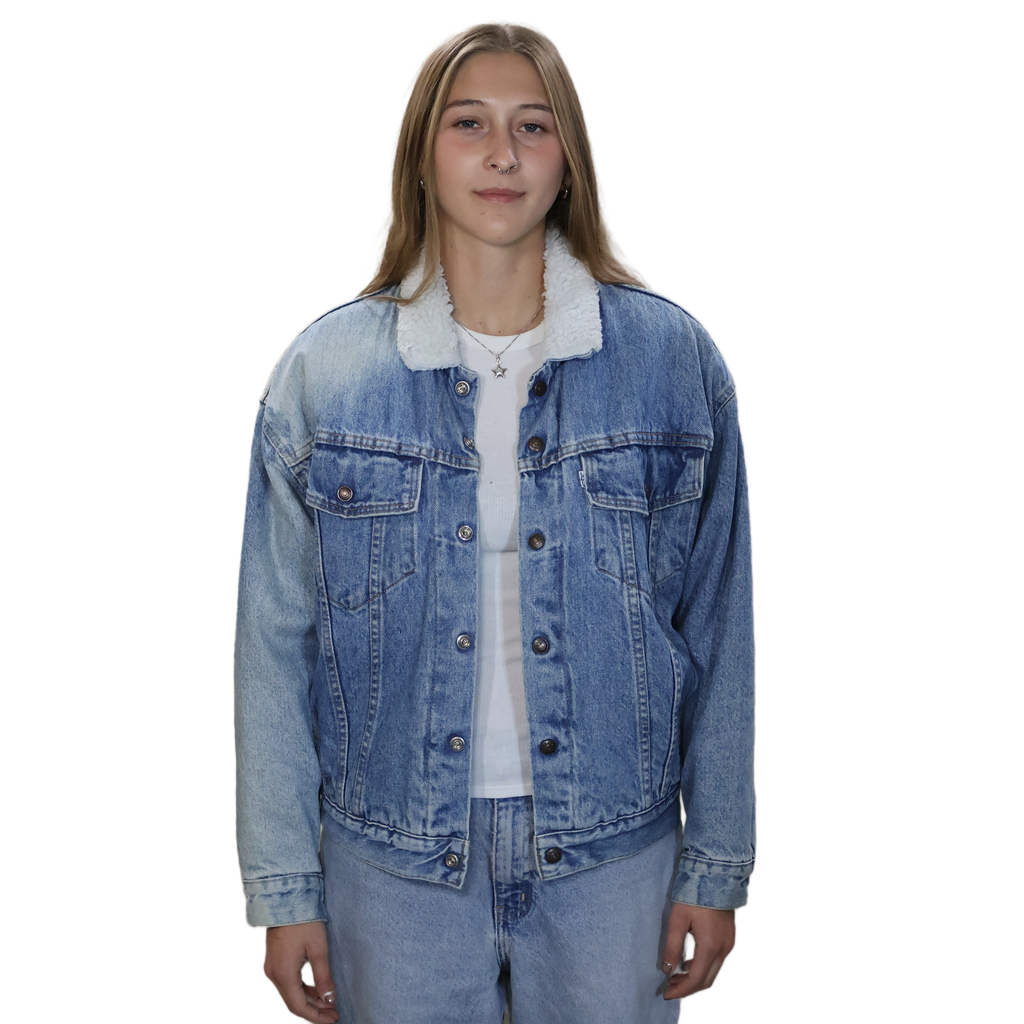Levi's White Tag Sherpa Lined Denim Jacket