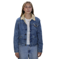 Levi's Sherpa Lined Denim Jacket Short