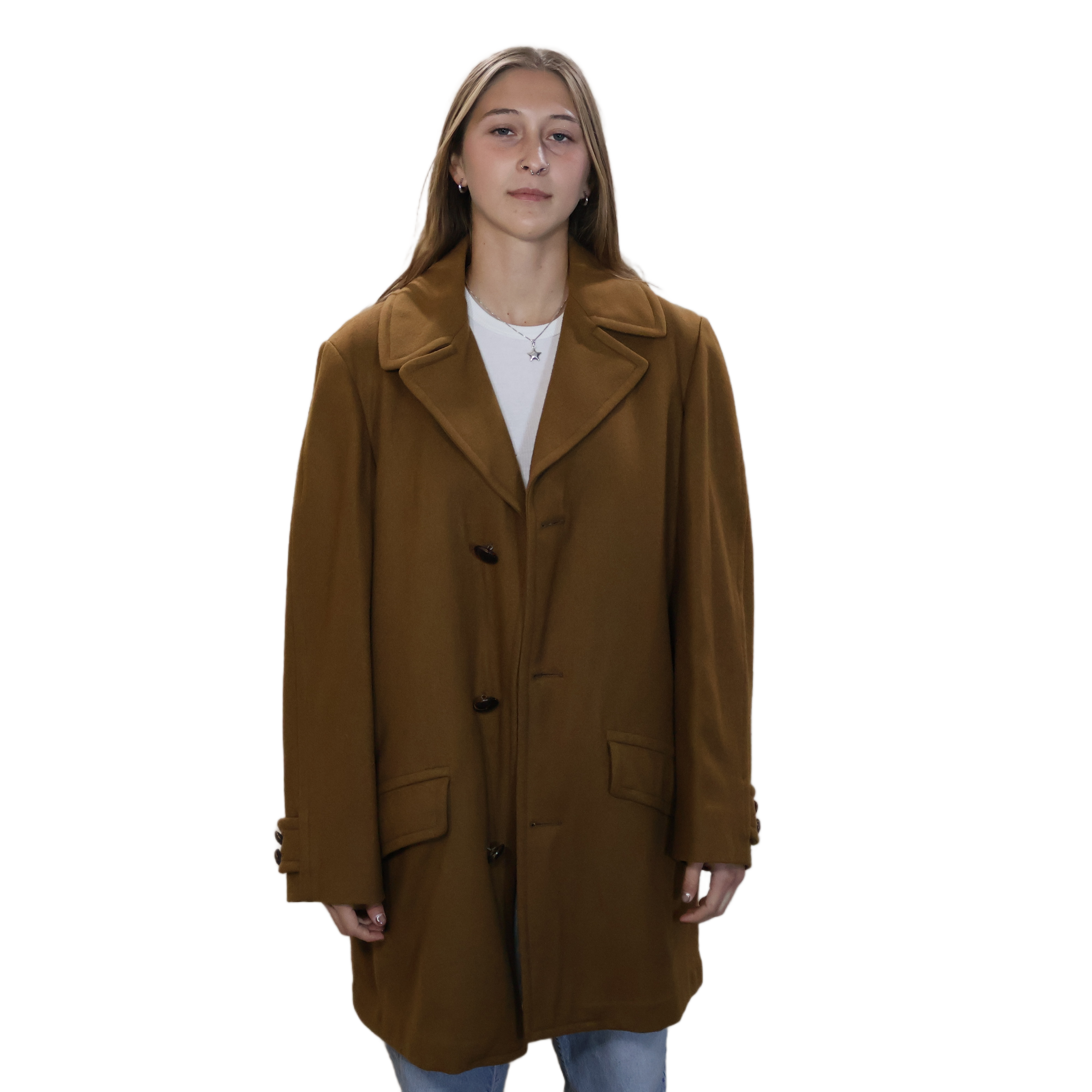 Pendleton Coat Wood Buttons