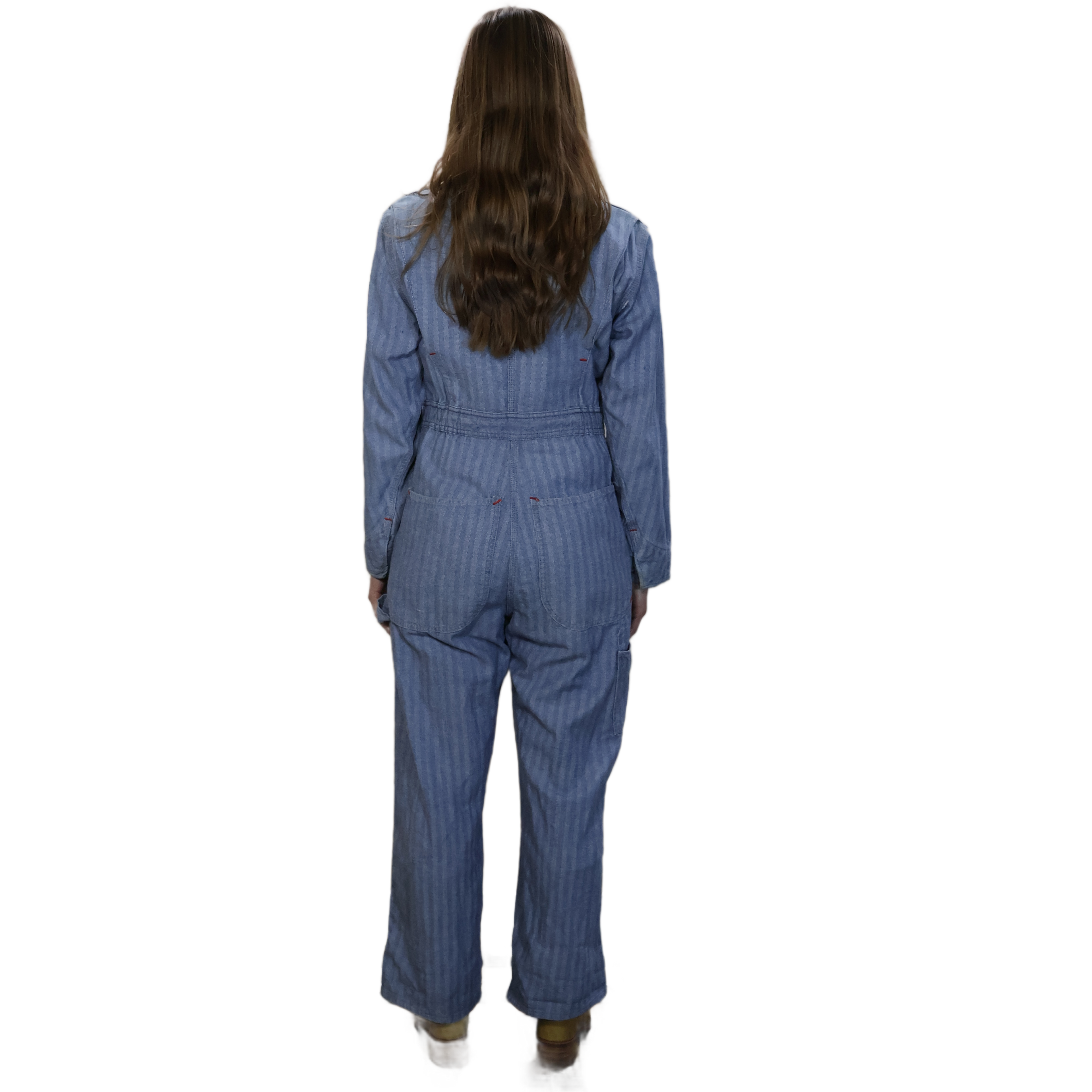 Big Mac Chevron Hickory Striped Coveralls