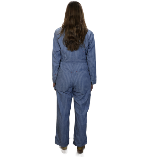 Big Mac Chevron Hickory Striped Coveralls