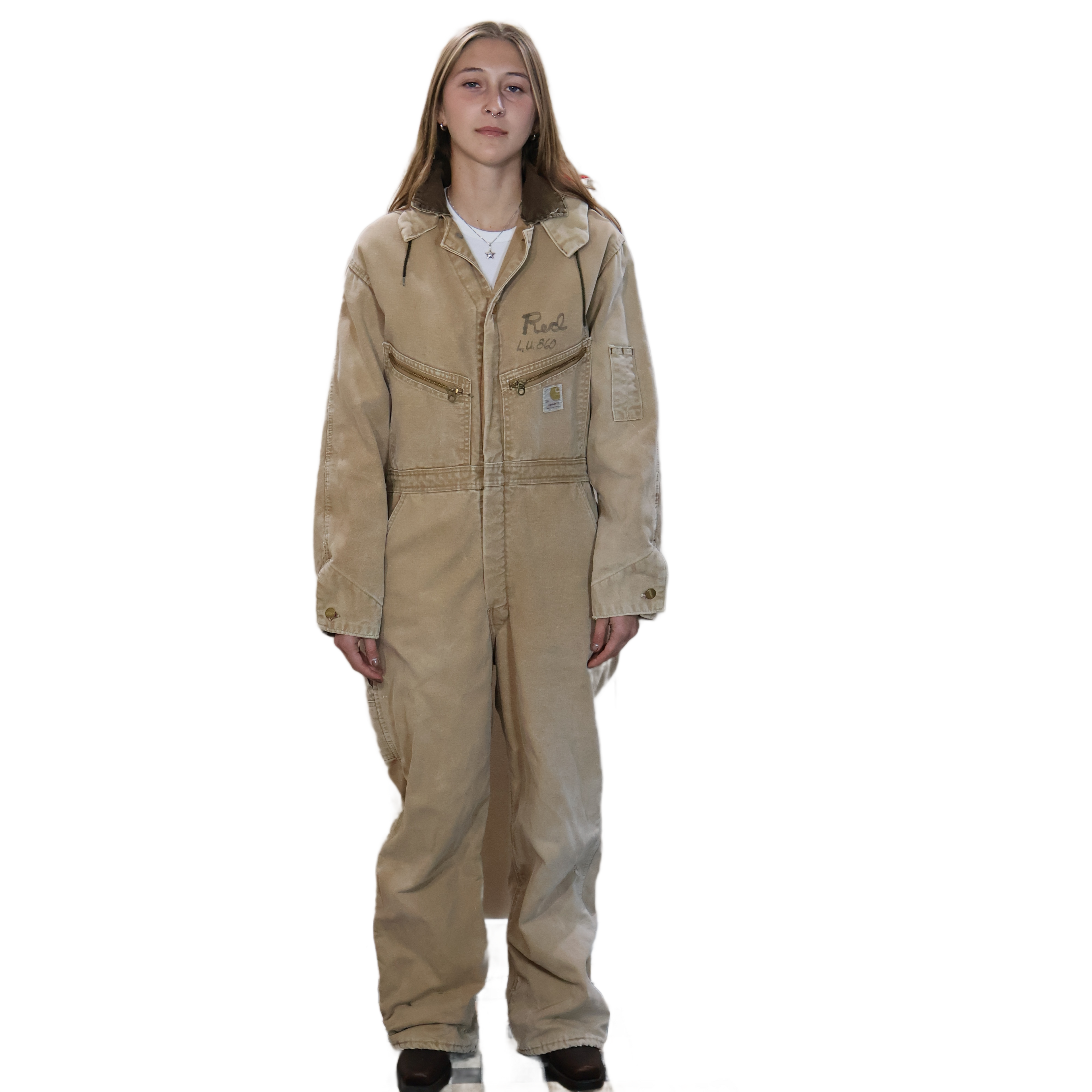 Vintage Carhartt Coveralls with Removable Hood