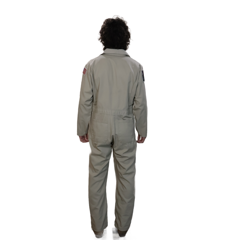 Khaki Multi Patch Coveralls