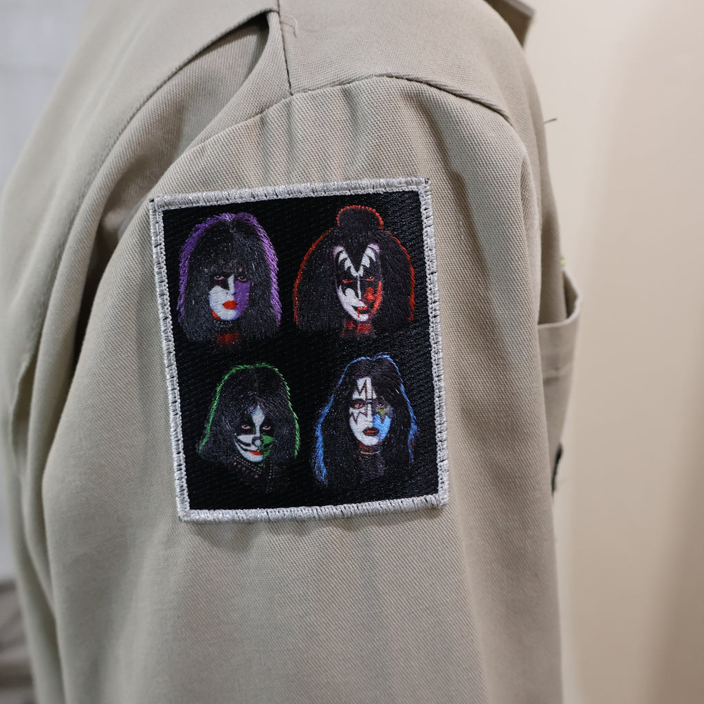 Khaki Multi Patch Coveralls