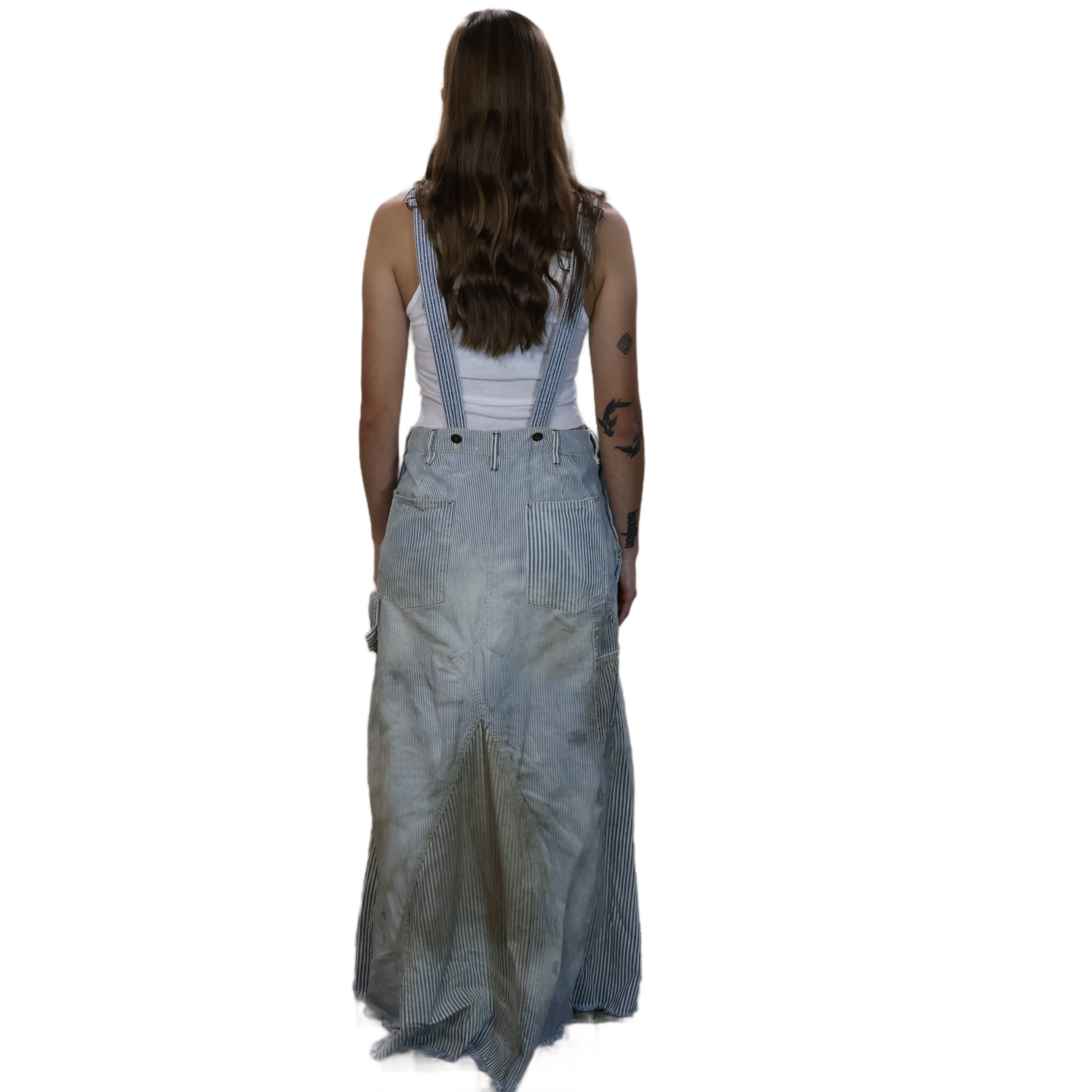 We The Free People Overalls Skirt
