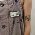 1950's USN Navy Overalls Liner Removed Lavender Dye