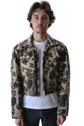 Duck Camo Cropped Coverall Jacket