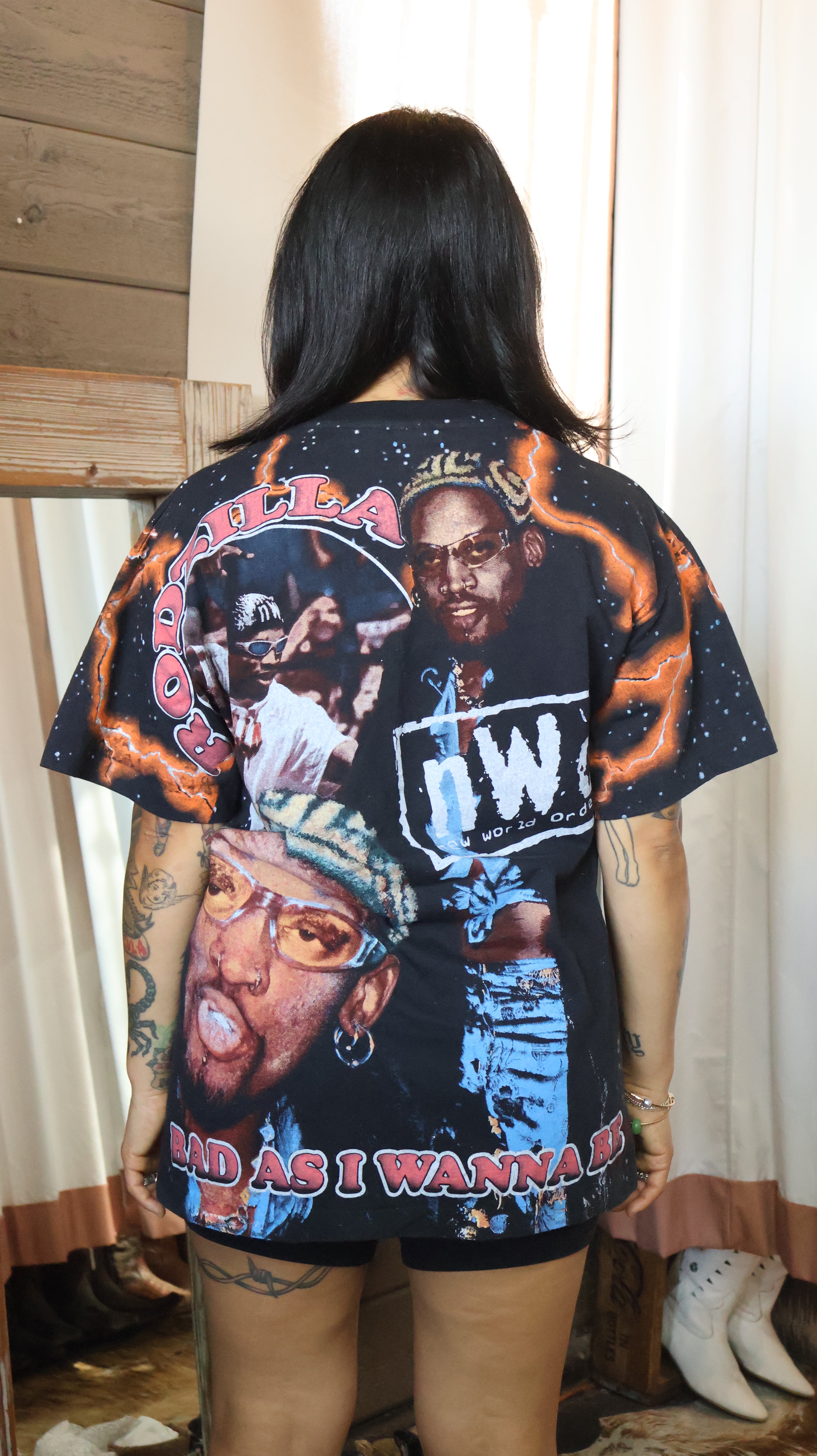 Vintage Bootleg Dennis Rodman Full Face Tee