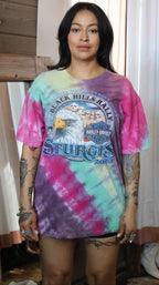 2000s Y2K Harley Davidson Tie Dye Tee