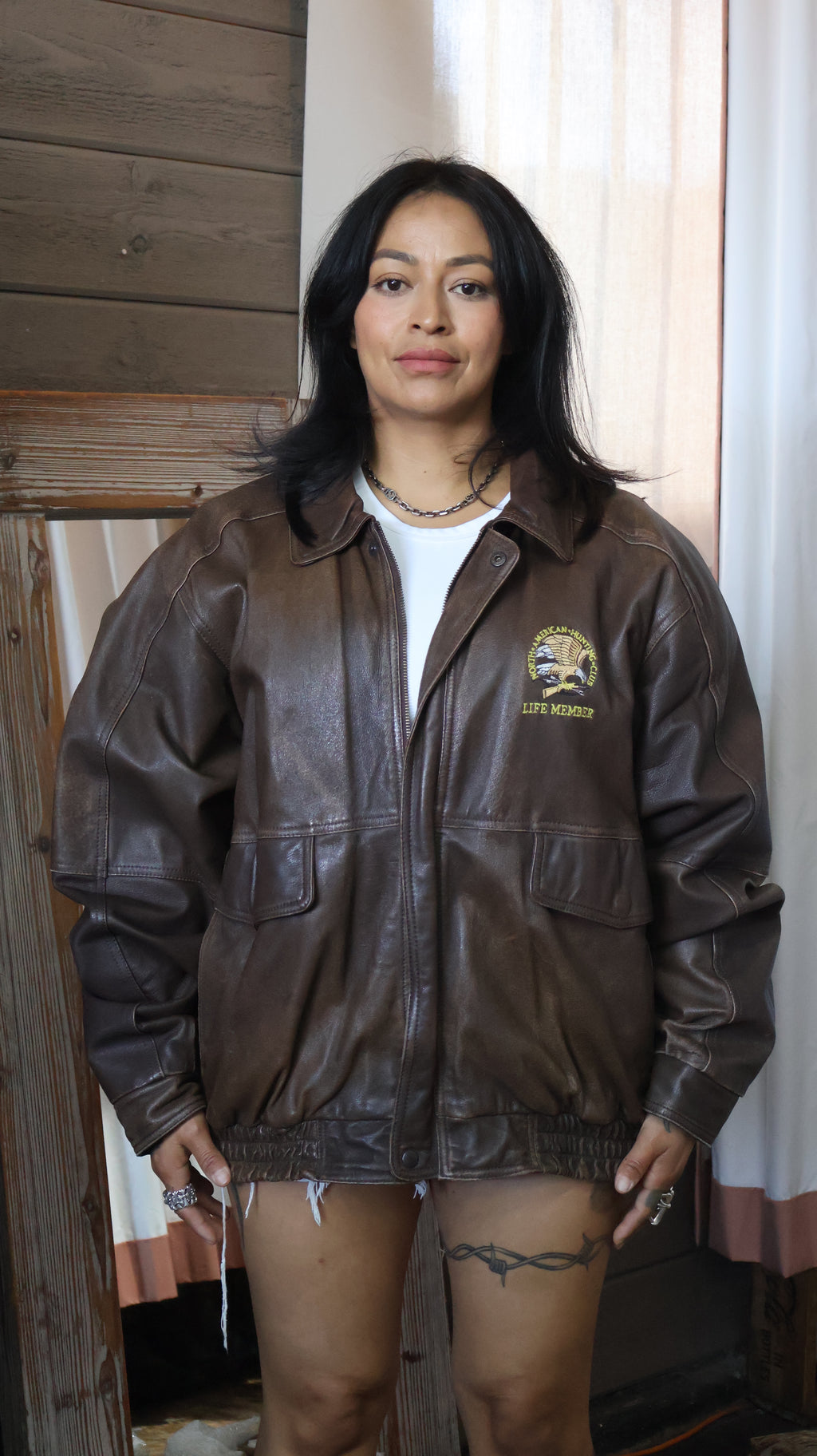 Burk's Bay Hunting Club Leather Jacket